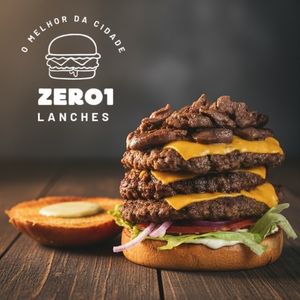 imagem do produto Hambúrguer duplo carne com coração 