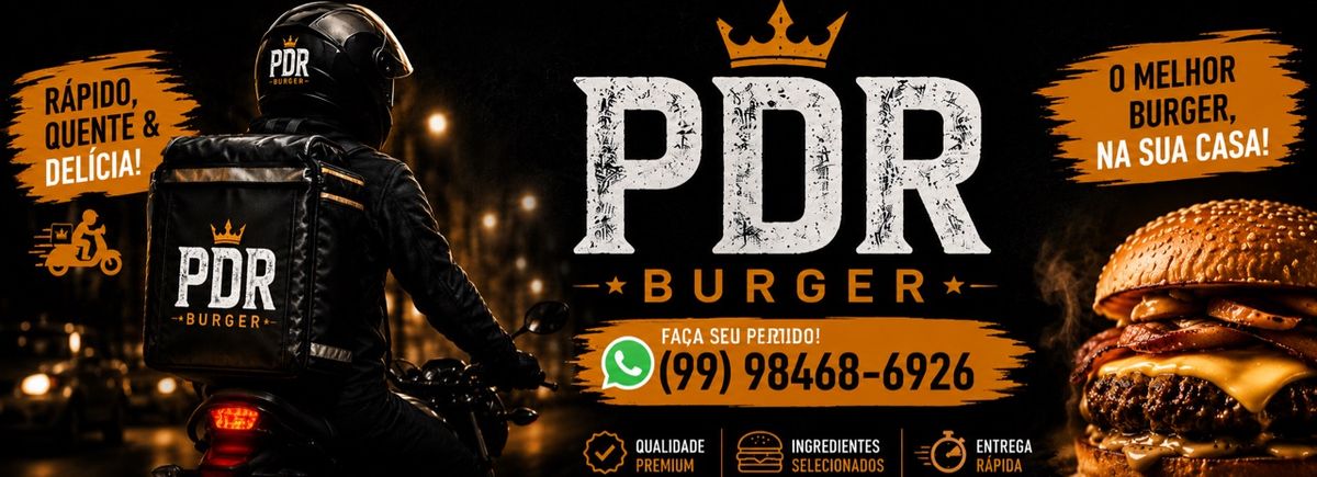 PDR BURGER – Sabor de Verdade capa