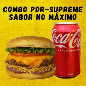imagem do produto 🍔 COMBO PDR SUPREME — SABOR NO MÁXIMO! 🥤