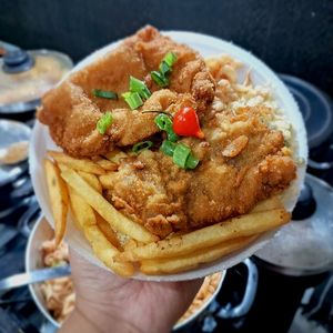 imagem do produto Bife a Milanesa com Batata Frita 