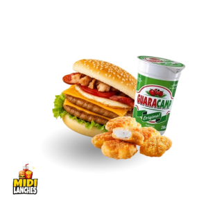 imagem do produto XTUDO MIDI DUPLO + NUGGETS 6 UND + GUARACAMP