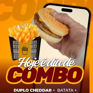 imagem do produto DUPLO CHEDDAR + BATATA + GUARACAMP 
