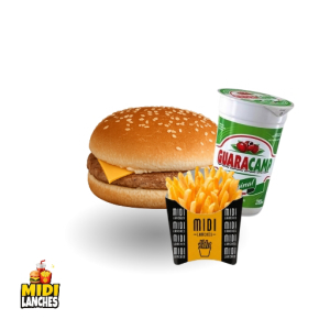 imagem do produto MIDI BURGUER + BATATA + GUARACAMP