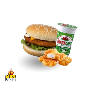 imagem do produto CRUNCH CHICKEN + NUGGETS 6 UND + GUARACAMP 