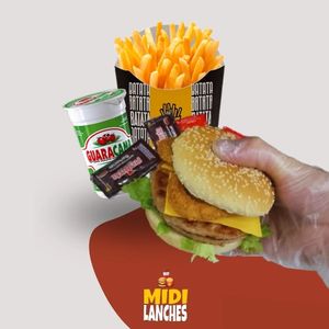 imagem do produto MIDI DUPLO ONION CHEESE + BATATA + GUARACAMP