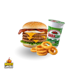imagem do produto MIDI XMONSTRÃO
+ BEBIDA + ONION RINGS 6UND .