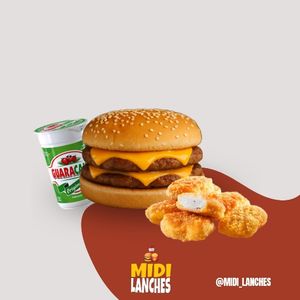 imagem do produto MIDI DUO CHEDDAR + NUGGETS 6 UND. + GUARACAMP