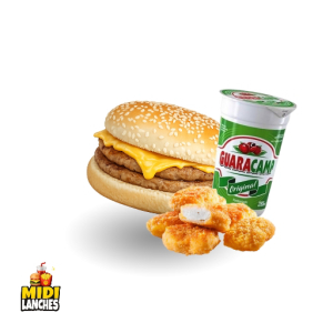 imagem do produto MIDI DUO CHEDDAR + NUGGETS 6 UND. + GUARACAMP