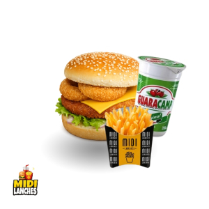 imagem do produto MIDI ONION CRUNCH CHICKEN + BATATA + GUARACAMP