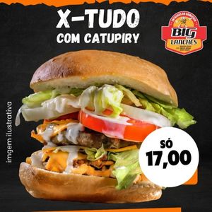 imagem do produto x tudo com catupiry 