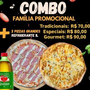 imagem do categoria combo 2x pizza G+refrigerate 1LT tradicional