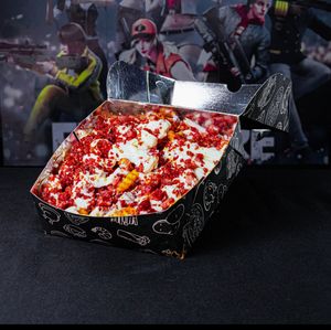 imagem do produto Fritas Crinkle Catupiry e Crispy de  Bacon ou Cebola (Faça sua escolha)