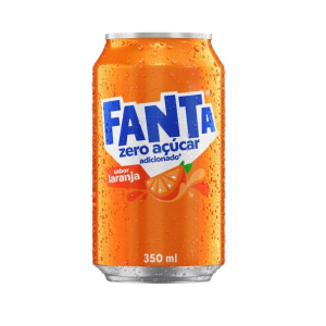 imagem do produto Fanta laranja zero lata