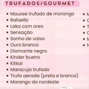 imagem do produto RECHEIOS TRUFADOS/ GOURMET