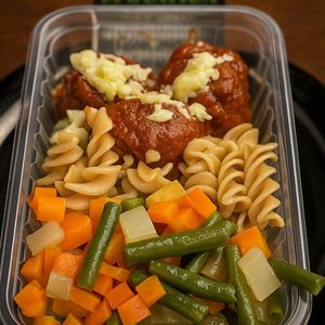 imagem do produto ALMÔNDEGAS COM MACARRÃO