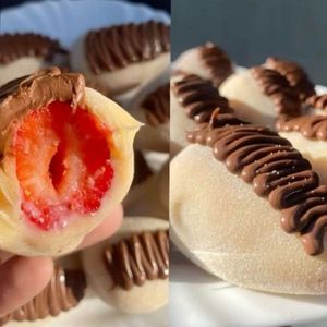 imagem do produto Coxinha de morango, ninho e nutella