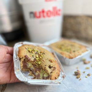 imagem do produto Marmita cookie (pistache com nutella)