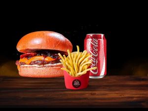 imagem do produto 1 Smach Cheddar e Bacon +1 Batata  frita 100g + 1 Refrigerante 350ml