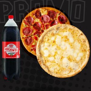 imagem do produto 1PIZZA GRANDE CALABRESA OU MUÇARELA MAIS O PET 1,5L