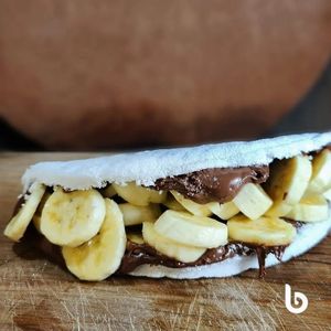 imagem do produto TAPIOCA DE NUTELLA COM BANANA 