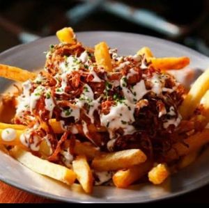 imagem do produto BATATA RECHEADA CARNE SECA COM CREME DE QUEIJO