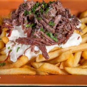 imagem do produto BATATA FRITA COSTELA DESFIADA C. CREME DE QUEIJO