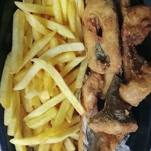 imagem do produto 500g Tilápia em Posta Empanada com  Batata Frita