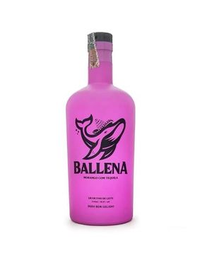 imagem do produto Licor Creme de Morango com Tequila Ballena 750ml