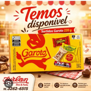 imagem do produto CAIXA DE BOMBOM  GAROTO 220g