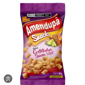 imagem do produto SALGADINHO AMENDUPÃ COSTELA SUÍNA COM LIMÃO 40G