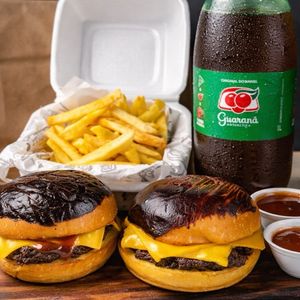 imagem do produto Combo casal-Small burguer + Guaraná de 1l 
