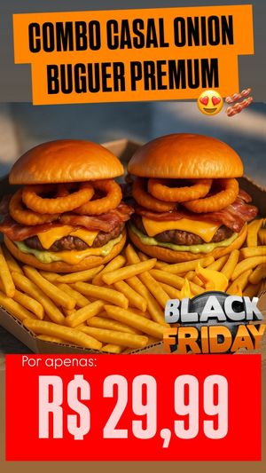 imagem do produto Combo casal ONION burguer Premium