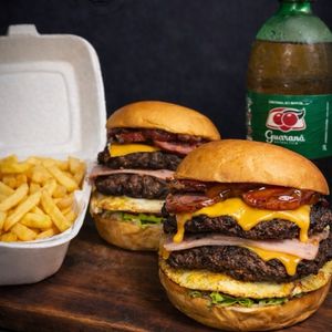 imagem do produto Combo casal- (X-tudo) + Guaraná de 1l 