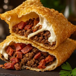 imagem do produto Pastel de carne com bacon 