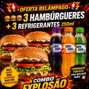 imagem do produto COMBO EXPLOSÃO BURGUER 