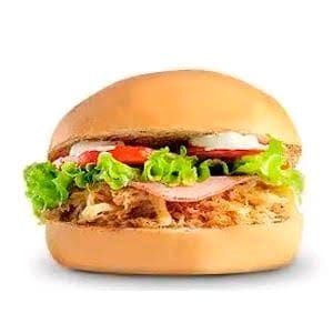 imagem do produto X-Frango - Burguer ( Pão, Carne 120gr, Frango, Queijo e Molho)