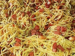 imagem do produto Macarrão na Chapa (Macarrão 400g, Tomate e Shoyo, Opção de Adicionais)