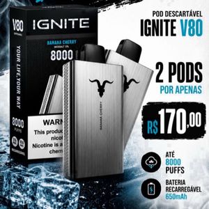 imagem do produto ✨ IGNITE V80 - 2 UNIDADES POR R$170,00