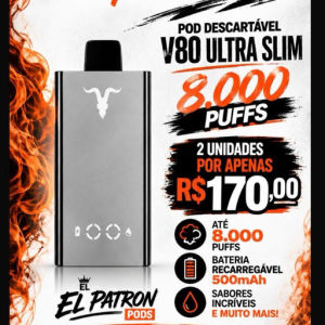 imagem do produto ✨ IGNITE V80 ULTRA SLIM - 2 UNIDADES POR R$170,00