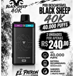 imagem do produto 🥰 BLACK SHEEP 40K - 2 UNID R$240