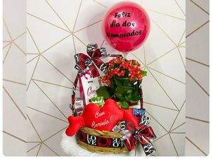 imagem do produto Cesta Love + Balão Personalizado
