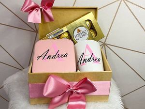 imagem do produto Caixa De Luxo + Porta Joia + Caneca Personalizada
