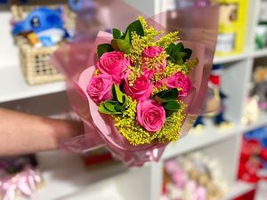 imagem do produto Buquê com 6 Rosas Pink