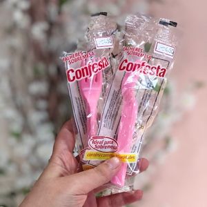 imagem do produto Pct com 10 garfinho rosa 