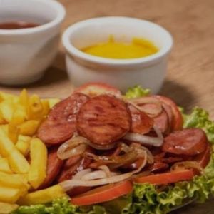 imagem do produto Calabresa acebolada na chapa 😋