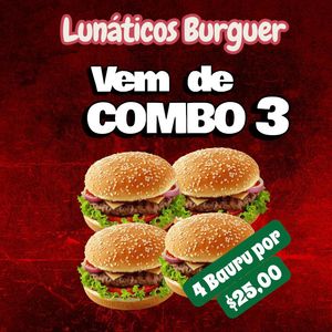 imagem do produto Combo 3 ( 4 bauru)