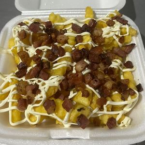 imagem do produto Batata crinkle com bacon e requeijão cremoso 500g