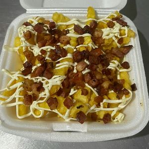 imagem do produto Batata crinkle com bacon e requeijão cremoso 200g