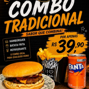 imagem do produto Combo tradicional + batata+ refri