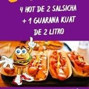 imagem do produto Combo Dog - 4 Hot de 2 Salsicha + 1 Kuat 2l